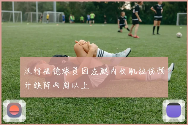 沃特福德球员因左腿内收肌拉伤预计缺阵两周以上